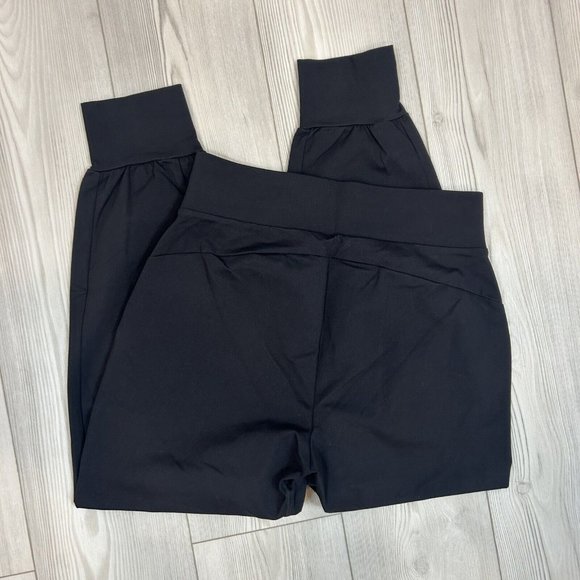 Public Rec All Day Jogger Pants Nylon Stretch Waist High Rise Cuffed 30x26 Black - Picture 9 of 10